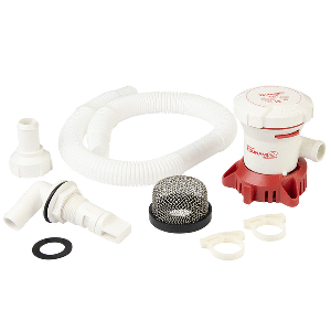 ATTWOOD TSUNAMI MK2 T500 MANUAL BILGE PUMP W/INSTALLATION KIT, 500 GPH & 12V