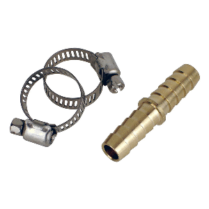 ATTWOOD 3/8" HOSE MENDER IN-LINE FUEL SPLICE KIT W/SS CLAMPS