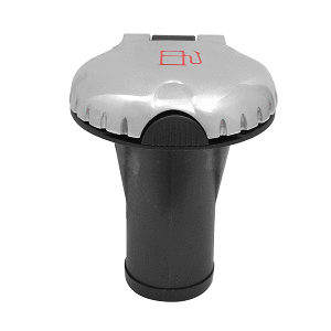 ATTWOOD DECK FILL F/CARBON CANISTER SYSTEM, STRAIGHT BODY & SCALLOPED CHROME CAP