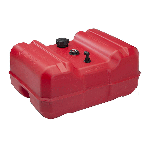 ATTWOOD PORTABLE LOW PROFILE FUEL TANK, 12 GALLON W/GAUGE
