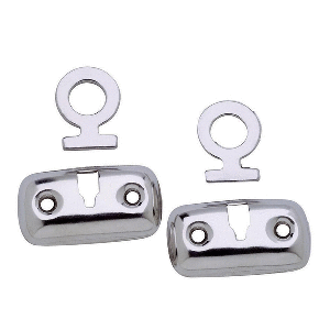 ATTWOOD MOORING FENDER LOCK KIT, STAINLESS STEEL PAIR