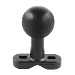 RAM MOUNT RAM HANDLEBAR U-BOLT BALL BASE W/NO HARDWARE