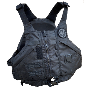FIRST WATCH AV-1000 KAYAK STYLE DUTY PFD, BLACK, XS/S