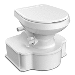 DOMETIC WHITE M65 MARINE GRAVITY TOILET, STANDARD SEAT SIZE W/FOOT PEDAL