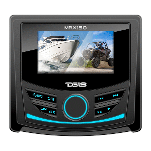DS18 MRX150 2 ZONE MARINE & POWERSPORTS HEAD UNIT W/3" COLOR TFT DISPLAY & BLUETOOTH, 4 X 40W