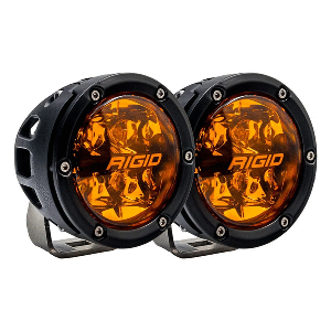 RIGID INDUSTRIES 360 SERIES 4" SPOT W/AMBER PRO LENS, PAIR
