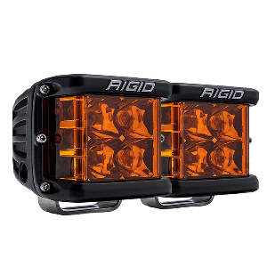 RIGID INDUSTRIES D-SS SPOT W/AMBER PRO LENS, PAIR