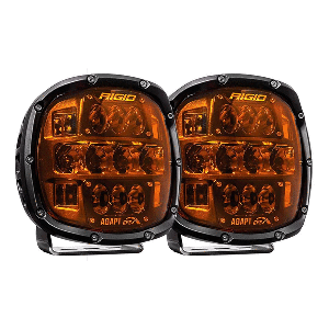 RIGID INDUSTRIES ADAPT XP W/AMBER PRO LENS, PAIR