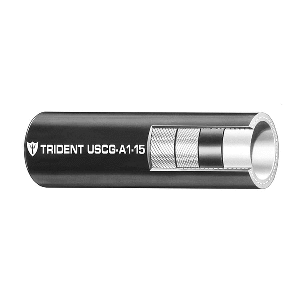 TRIDENT MARINE 3/8" X 50' BOXED LOW PERMEATION TYPE A1-15 FUEL LINE HOSE, BLACK