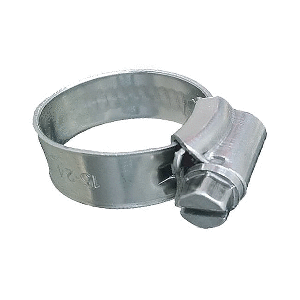 TRIDENT MARINE 316 SS NON-PERFORATED WORM GEAR HOSE CLAMP, 3/8" BAND, 7/16"-21/32" CLAMPING RANGE, 10-PACK, SAE SIZE 4