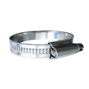 TRIDENT MARINE 316 SS NON-PERFORATED WORM GEAR HOSE CLAMP, 15/32" BAND, (7/8", 1-1/4") CLAMPING RANGE, 10-PACK, SAE SIZE 12