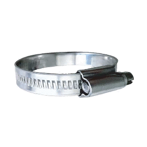 TRIDENT MARINE 316 SS NON-PERFORATED WORM GEAR HOSE CLAMP, 15/32" BAND, (3/4", 1-1/8") CLAMPING RANGE, 10-PACK, SAE SIZE 10