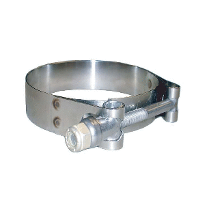 TRIDENT MARINE 316 SS T-BOLT CLAMP, 3/4" BAND, 1.78"-2.09" RANGE, 10-PACK