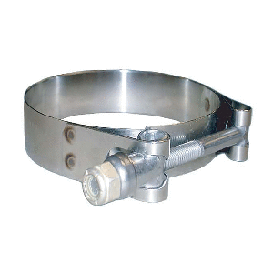 TRIDENT MARINE 316 SS T-BOLT CLAMP, 3/4" BAND, 3.78"-4.09" RANGE, 10-PACK