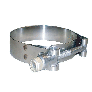 TRIDENT MARINE 316 SS T-BOLT CLAMP, 3/4" BAND, 8.62"-9.19" RANGE, 10-PACK