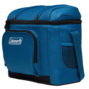 COLEMAN CHILLER 16-CAN SOFT-SIDED PORTABLE COOLER, DEEP OCEAN