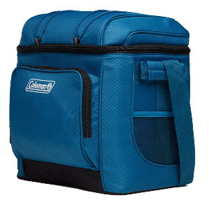 COLEMAN CHILLER 30-CAN SOFT-SIDED PORTABLE COOLER, DEEP OCEAN