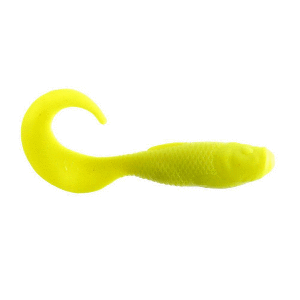 BERKLEY GULP! SALTWATER SWIMMING MULLET, 5", CHARTREUSE