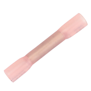 PACER 22-18 AWG HEAT SHRINK BUTT CONNECTOR, 25 PACK