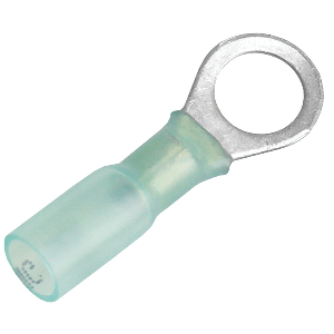 PACER 16-14 AWG HEAT SHRINK RING TERMINAL, 5/16" STUD SIZE, 100 PACK