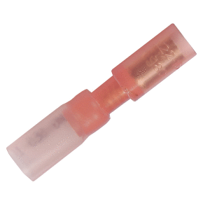 PACER 22-18 AWG HEAT SHRINK FEMALE BULLET TERMINAL, 25 PACK