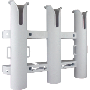 SEA DOG TRIPLE THREAT THREE POLE ROD HOLDER, WHITE