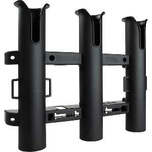 SEA DOG TRIPLE THREAT THREE POLE ROD HOLDER, BLACK