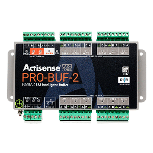ACTISENSE PRO NMEA 0183 BUFFER, 2 OPTO INPUTS, 12 ISO-DRIVE OUTPUTS, SERIAL PORT, ETHERNET PORT, PLUGGABLE SCREW TERMINAL