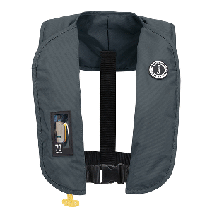 MUSTANG MIT 70 MANUAL INFLATABLE PFD, ADMIRAL GREY
