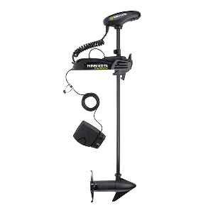 MINN KOTA PONTOON POWERDRIVE 55 TROLLING MOTOR W/FOOT PEDAL, 12V, 55LB, 48"