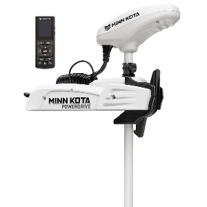 MINN KOTA RIPTIDE POWERDRIVE 55 TROLLING MOTOR W/WIRELESS REMOTE, 12V, 55LB, 54"