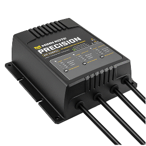MINN KOTA ON-BOARD PRECISION CHARGER MK-345 PCL 3 BANK X 15 AMP LI OPTIMIZED CHARGER
