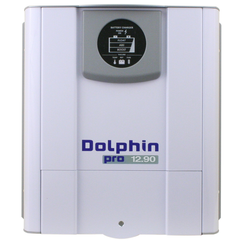 DOLPHIN CHARGER PRO SERIES DOLPHIN BATTERY CHARGER, 12V, 90A, 110/220VAC, 50/60HZ