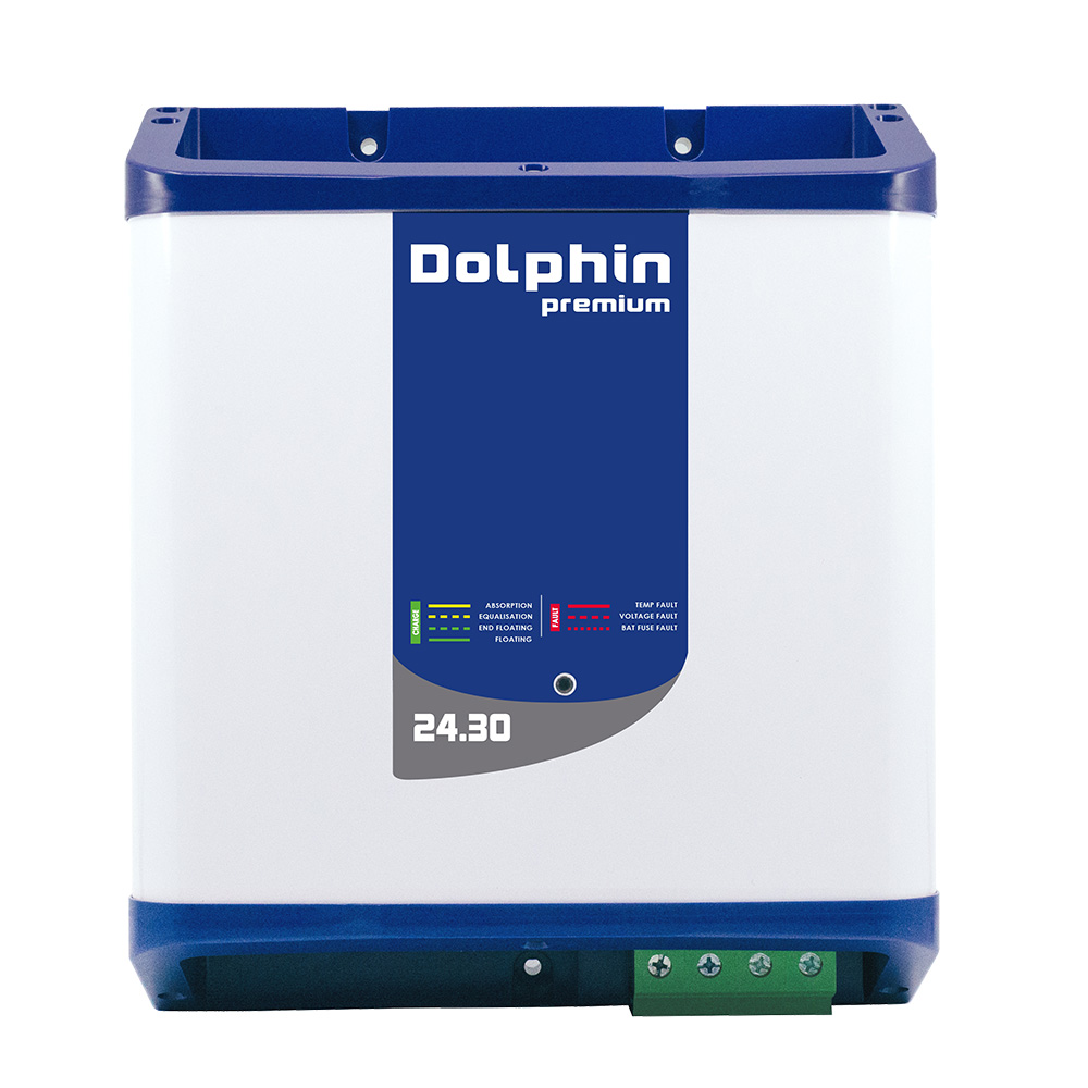 DOLPHIN CHARGER PREMIUM SERIES DOLPHIN BATTERY CHARGER, 24V, 30A