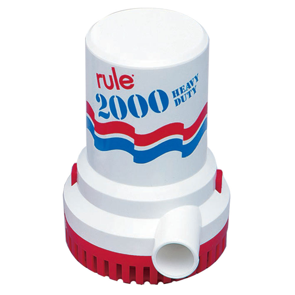 RULE 2000 GPH NON-AUTOMATIC BILGE PUMP, 32V