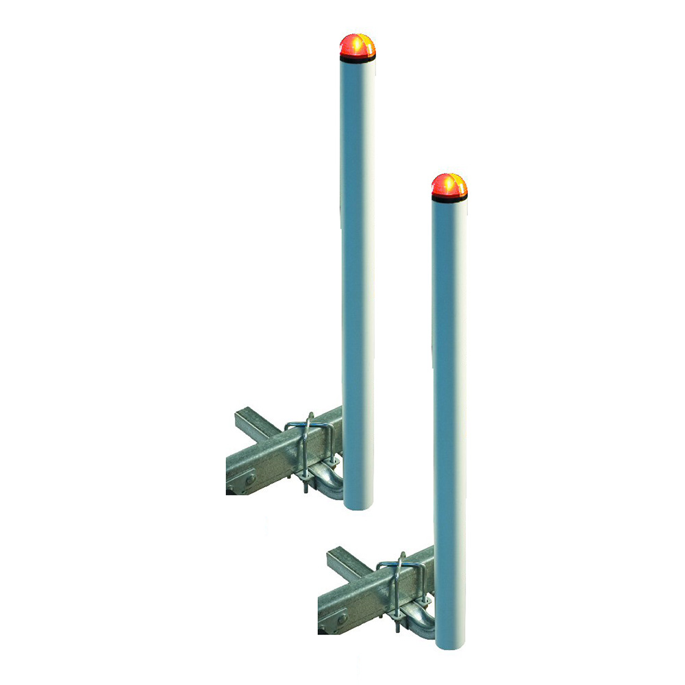 C.E. SMITH 40" POST GUIDE-ON WITH L.E.D. LIGHTED POSTS