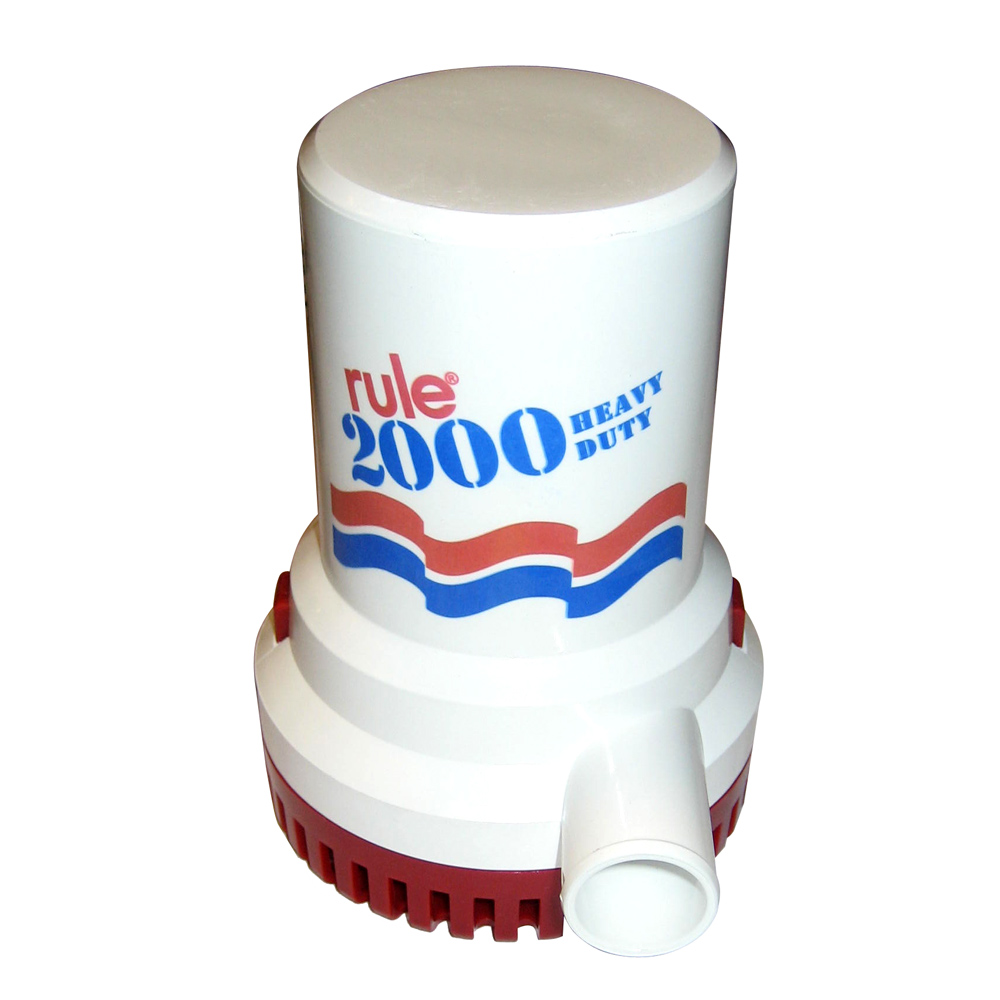 RULE 2000 G.P.H. NON-AUTOMATIC BILGE PUMP, 24V