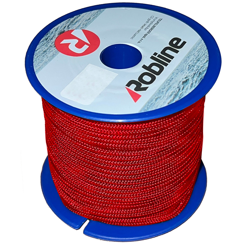 ROBLINE ORION 500 MINI-REEL, 2MM (.08") RED, 30M