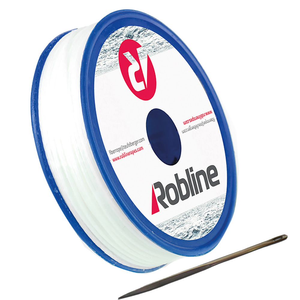ROBLINE WAXED WHIPPING TWINE KIT, 0.8MM X 40M, WHITE