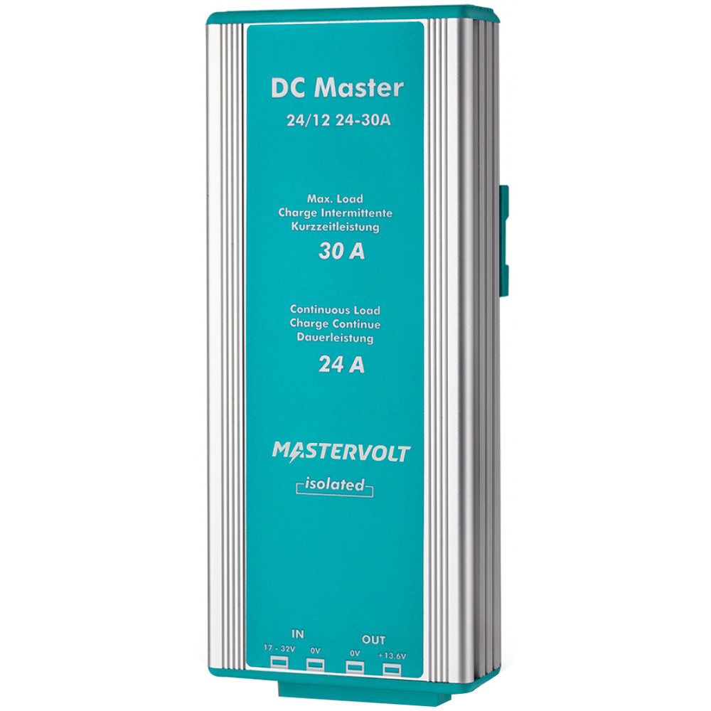 MASTERVOLT DC MASTER 24V TO 12V CONVERTER, 24A W/ISOLATOR