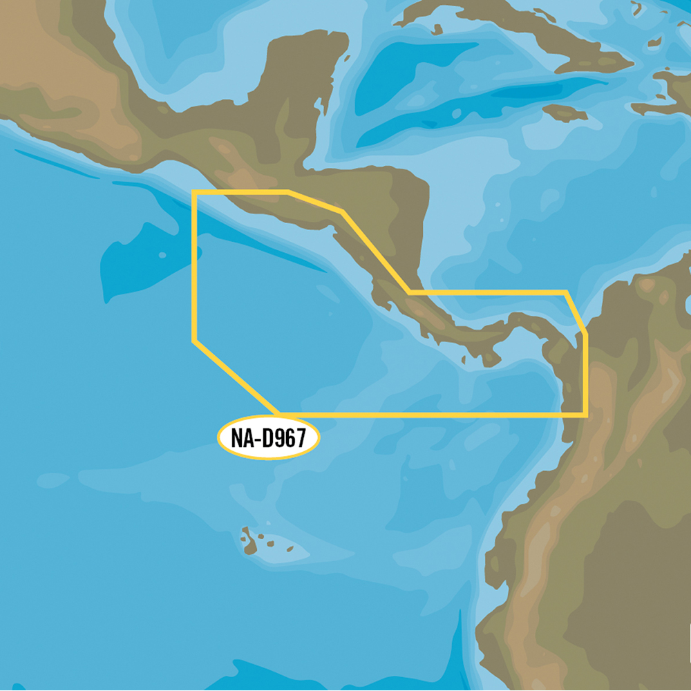 C-MAP 4D NA-D967, PANAMA TO GUATEMALA LOCAL
