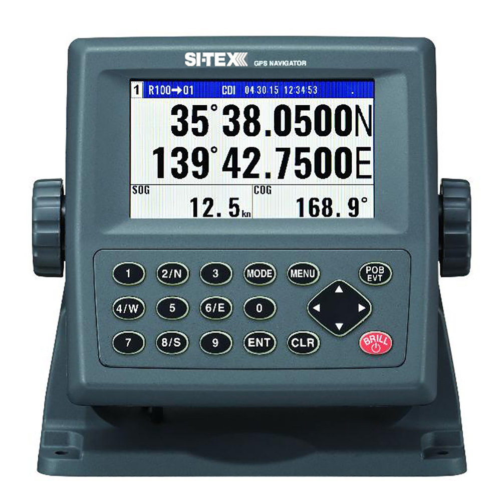 SI-TEX GPS-915 RECEIVER, 72 CHANNEL W/LARGE COLOR DISPLAY