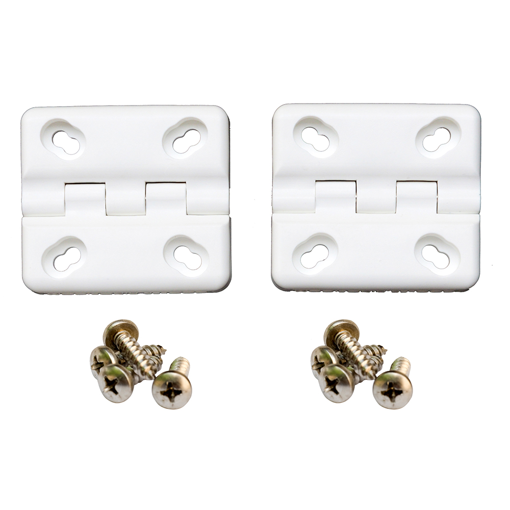 COOLER SHIELD REPLACEMENT HINGE F/COLEMAN & RUBBERMAID COOLERS, 2 PACK