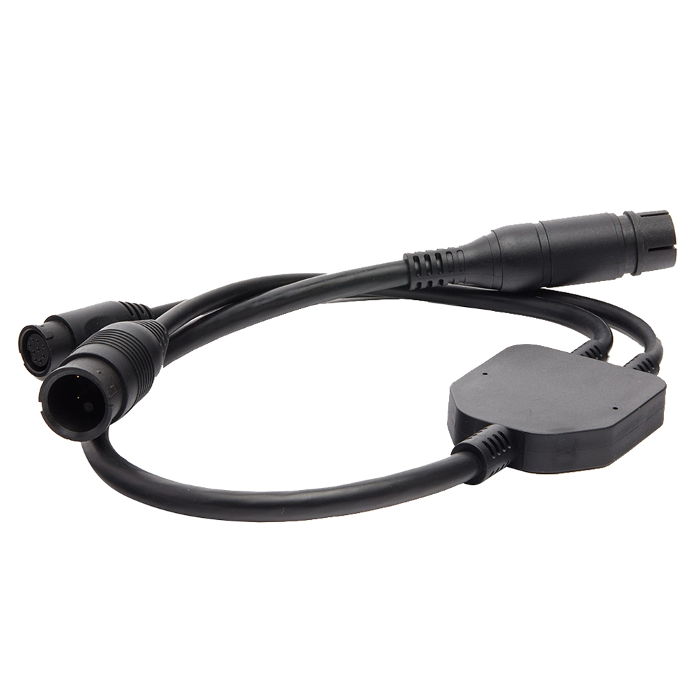 RAYMARINE ADAPTER CABLE, 25-PIN TO 9-PIN & 8-PIN, Y-CABLE TO DOWNVISION & CP370 TRANSDUCER TO AXIOM RV