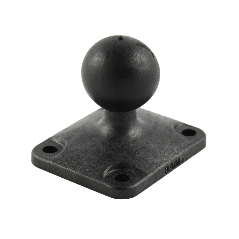 RAM MOUNT COMPOSITE BALL ADAPTER W/AMPS PLATE