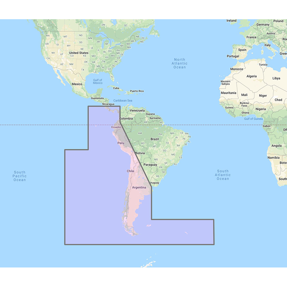FURUNO SOUTH AMERICA WEST COAST, COSTA RICA TO CHILE TO FALKLANDS VECTOR CHARTS, UNLOCK CODE