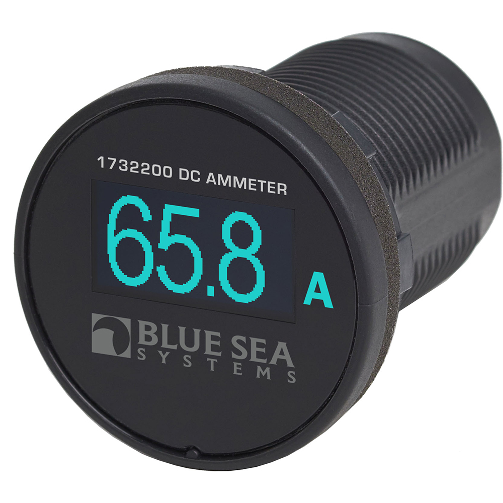 BLUE SEA 1732200 MINI OLED AMMETER, BLUE