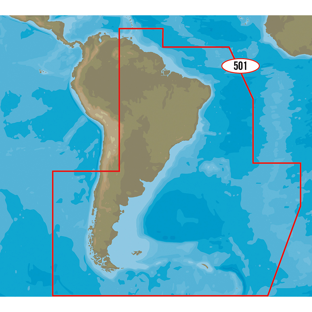 C-MAP 4D SA-D501 GULF OF PARIA TO CAPE HORN