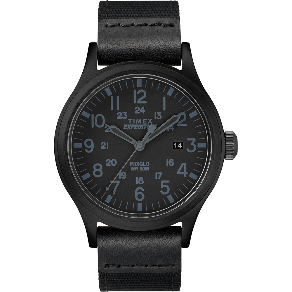 TIMEX EXPEDITION SCOUT 40MM, BLACK, FABRIC STRAP WATCH