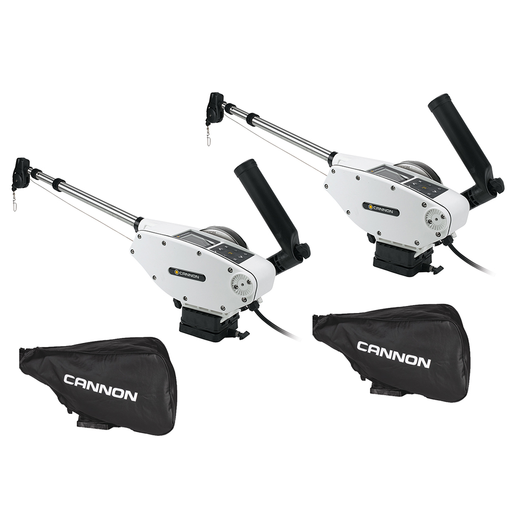 CANNON OPTIMUM 10 TOURNAMENT SERIES (TS) BT ELECTRIC DOWNRIGGER 2-PACK W/BLACK COVERS